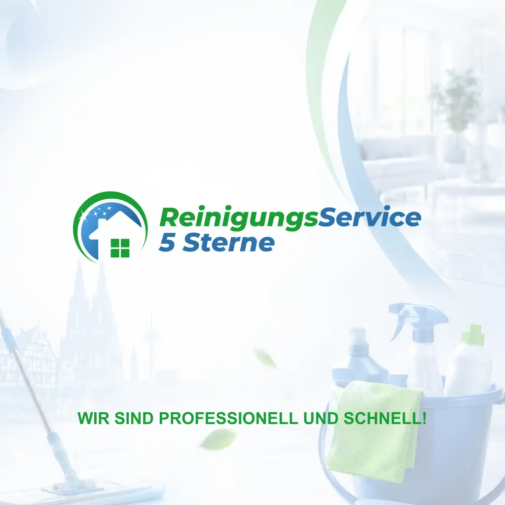 Reinigungskraft des ReinigungsService 5 Sterne Teams bei der Arbeit